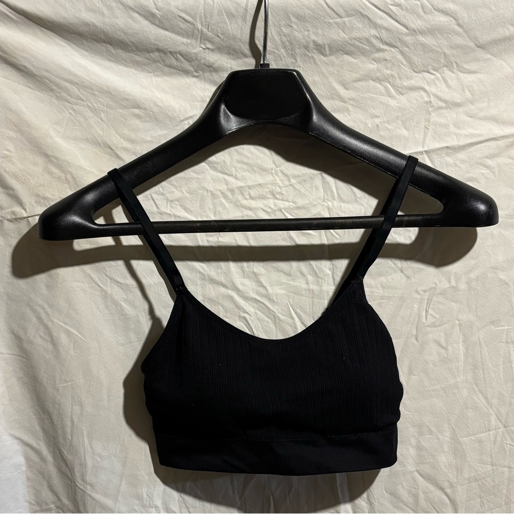 Auden Black Adjustable Strap Bra